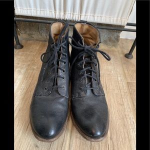 Pre-owned Frye Leather ankle boots